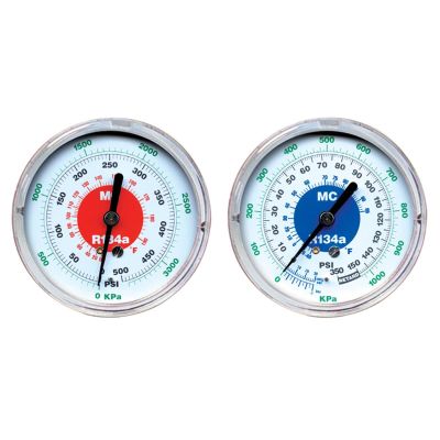 MSC86500 image(0) - Mastercool 3 1/8" REPL GAUGE R134A HIGH SIDE 80MM