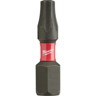 MLW48-32-4436 image(0) - Milwaukee Tool SHOCKWAVE Impact Torx T25 Insert Bits (2 PK)