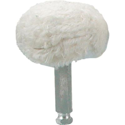 AST3059-03 image(0) - Astro Pneumatic 3" 100% COTTON MUSHROOM SHAPED BUFF