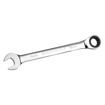 WLMW30355 image(0) - Wilmar Corp. / Performance Tool 15mm Ratcheting Wrench