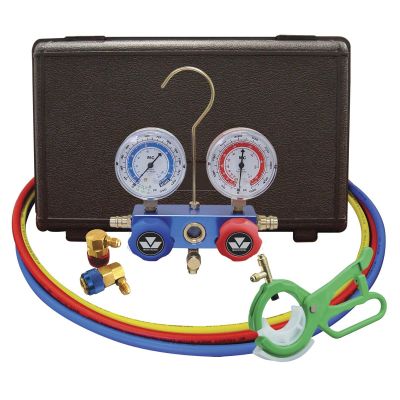 MSC89660-PRO5 image(0) - Mastercool 134a aluminum manifold gauge set /free 85530