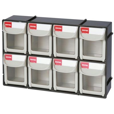 LDS1010017 image(0) - LDS (ShopSol) Flip Out Part Storage Bins - 8 Compartment