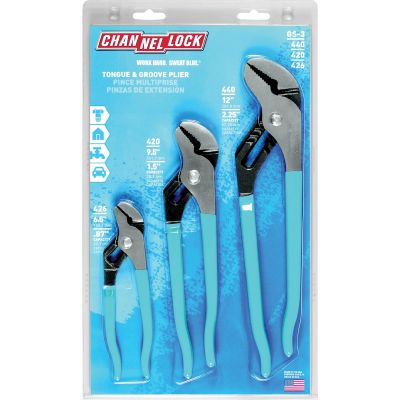 CHAGS3 image(0) - Channellock 3-PC TONGUE GROOVE PLIER SET