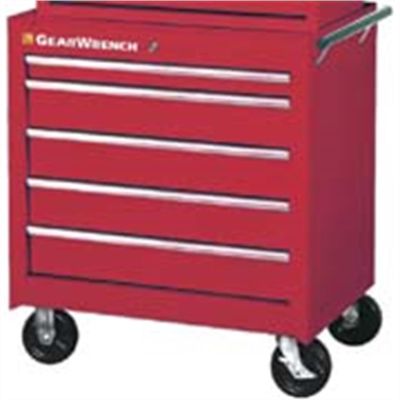 KDT83123RD image(0) - GearWrench 5 Drawer Cabinet BB Red