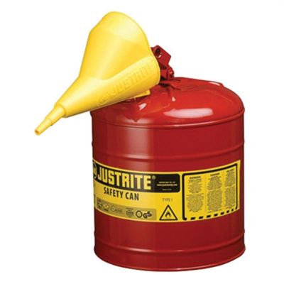 JUS7150110 image(0) - Justrite Mfg. Co. 5Gal/19L Safety Can Red w/Fnl