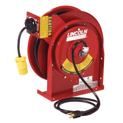 LIN91030 image(0) - Lincoln Lubrication HD EXTENSION CORD REEL 13AMP RECEPTACLE