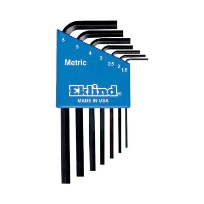 EKL10507 image(0) - HEX KEY SET 7 PC METRIC SHORT 1.5-6MM