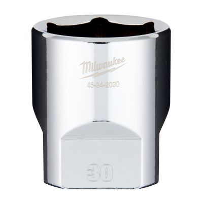 MLW45-34-2030 image(0) - Milwaukee Tool 1/2" Drive 30mm Socket