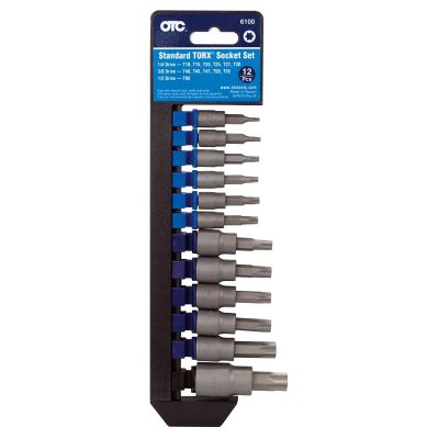 OTC6100 image(0) - OTC Standard TORX Socket Set (12 piece)