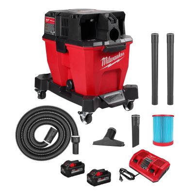 MLW0920-22HD image(0) - M18 FUEL™ 9 Gallon Dual-Battery Wet/Dry Vacuum Kit