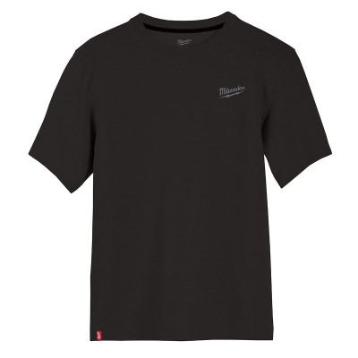 MLW603B-XL image(0) - Milwaukee Tool HYBRID WORK TEE- SS BLACK XL