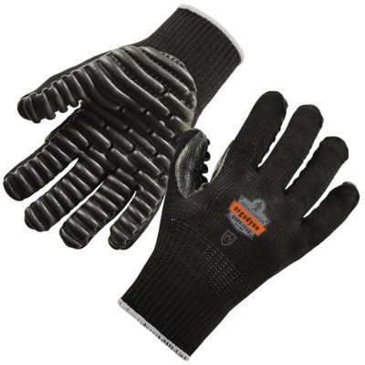 ERG17594 image(0) - Ergodyne 9003 L Black Cert Lightweight Anti-Vibration Gloves