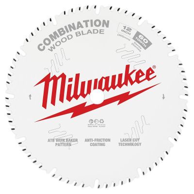 MLW48-40-1222 image(0) - Milwaukee Tool 12" 60T Combination Circular Saw Blade