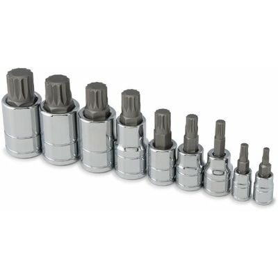 JSP60968 image(0) - J S Products 9PC TRIPLE SQUARE SOCKET SET