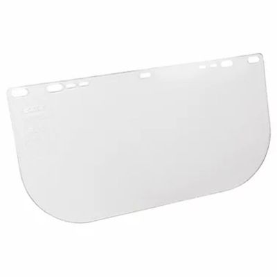 SRW29096 image(0) - Jackson Safety Jackson Safety - Replacement Windows for F20 Polycarbonate Face Shields - Clear - 8" x 15.5" x.040" - E Shaped - Unbound - (25 Qty Pack)