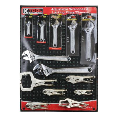 KTI0817 image(0) - Adjustable Wrench & Pliers Display