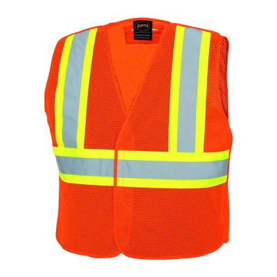 SRWV1030550U-23XL image(0) - Pioneer Pioneer - Tear Away Mesh Safety Vest - Hi-Vis Orange - Size 2XL/3XL