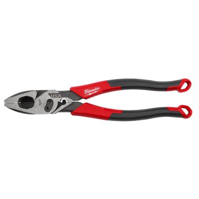 MLWMT550C image(0) - 9" Lineman's Comfort Grip Pliers w/ Crimper and Bolt Cutter (USA)