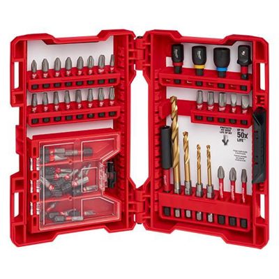 MLW48-32-4025 image(1) - Milwaukee Tool SHOCKWAVE 52-Piece Impact Drill and Drive Set