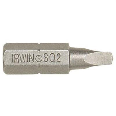 IRWIWAF21SQ12 image(0) - Irwin Industrial #1 Sq Rec Insert Bit 1" 2pc