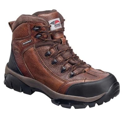 FSIA7244-7W image(0) - Avenger Work Boots Hiker Series - Men's Boot - Composite Toe - IC|EH|SR - Brown/Black - Size: 7W