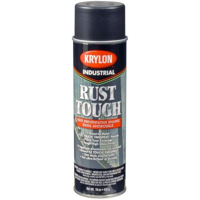 DUPR00789 image(0) - Krylon Rust Prevent Enamel Flat Black 15 oz.