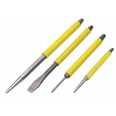 WLMW753 image(0) - Wilmar Corp. / Performance Tool 4 Pc Punch & Chisel Set