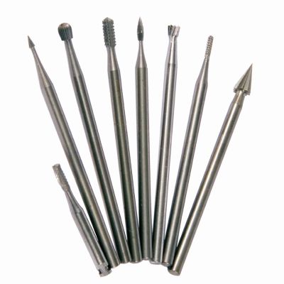 FOR60237 image(0) - Forney Industries 8-Piece Mini Steel Burr Set