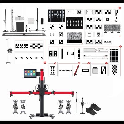 AULIA900AS image(0) - Autel IA900WA Wheel Alignment and All Systems ADAS Calibration Package : MaxiSYS ADAS IA900WA ALNGMT and ADAS Frame with All Systems ADAS calibration