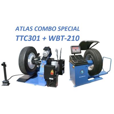 ATETTCWB-COMBO1-FPD image(0) - Atlas Equipment TC301 Tire Changer+WBT210 Wheel Balancer Combo