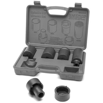 WLMW89319 image(0) - Wilmar Corp. / Performance Tool 6 Pc 4 x 4 Spindle Nut Wr Set