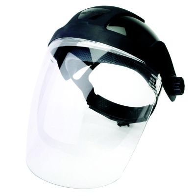 SRWS32210 image(0) - Sellstrom - Face Shield - DP4 Series - 9" x 12.125" x 0.060" Window - Clear AF - Ratcheting Headgear - with Chin Guard