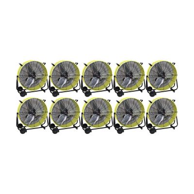 KTI77740-PL10 image(0) - 24" Direct Drive Tilting Industrial Drum Fan, Safety Yellow (Pallet of 10)