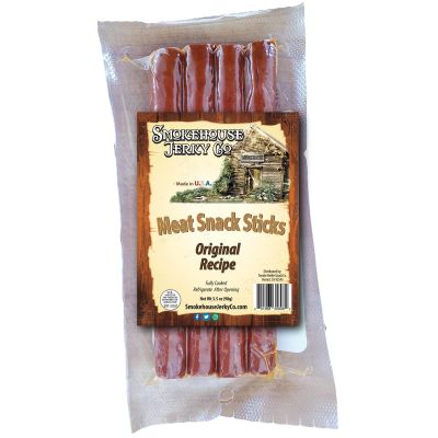 THS601968-358082 image(0) - Smokehouse 3.5oz Original Recipe Flavored Meat Snack Sticks