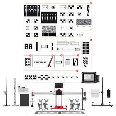 AULAS30T image(0) - Autel ADAS All Systems Calibration 3.0 Package with Tablet : AllSystemsCalibrationPkg.3.0T incl. frame, IA800 sys,MS909,targets,components