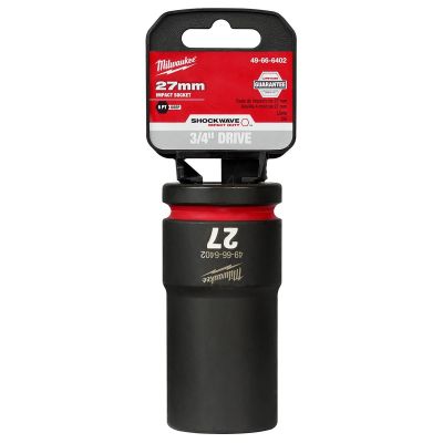 MLW49-66-6402 image(0) - SHOCKWAVE Impact Duty 3/4"Drive 27MM Deep 6 Point Socket