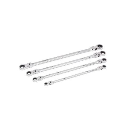 KDT86831 image(0) - Gearwrench 4 Piece 90-Tooth 12 Point SAE GearBox™ Double Flex Ratcheting Wrench Set