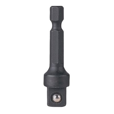 GRE1438HA image(0) - Grey Pneumatic SOC 3/8 1/4D ADPT IMP HEX MALE BLK