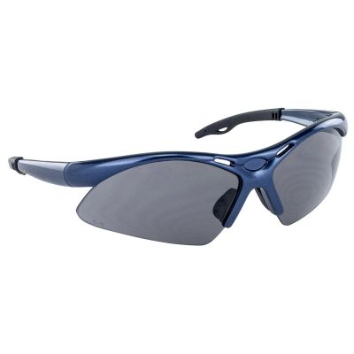 SAS540-0301 image(0) - SAS Safety Diamondback Safe Glasses w/ Blue Frame and Shade Lens