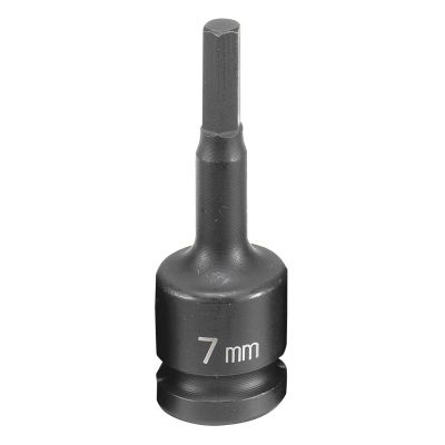 GRE2907M image(0) - Grey Pneumatic SOC 7MM 1/2D IMP HEX