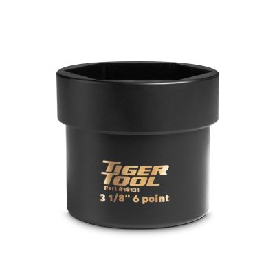 TIG18131 image(0) - Tiger Tool 3-1/8" 6 POINT AXLE NUT SOCKET