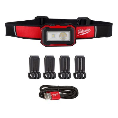 MLW2012R image(0) - Milwaukee Tool Magnetic Task Light w/ Headstrap, Rechargeable