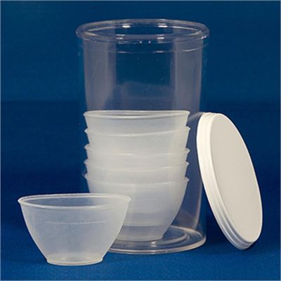 CSU7744 image(0) - Chaos Safety Supplies Eye Cups, Non-Sterile, Plastic, 6 Per Vial