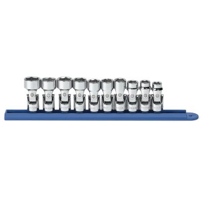 KDT80565 image(0) - GearWrench 10PC 3/8" DRIVE 6PT FLEX MM SOCKET SET