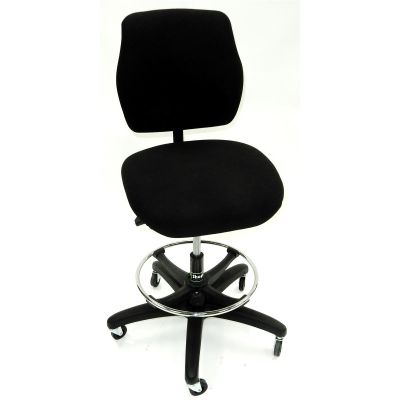 LDS1010555 image(0) - LDS (ShopSol) Workbench Chair, Upholstered-Black, Simple Control