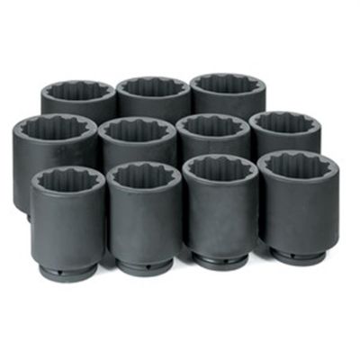 GRE9111MD image(0) - 1DR 11PC DEEP METRIC SET 76MM TO 115MM