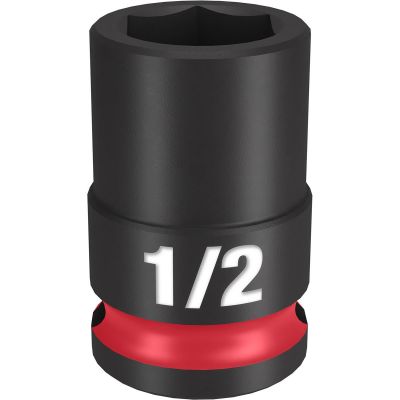 MLW49-66-6106 image(0) - Milwaukee Tool SHOCKWAVE Impact Duty 3/8" Drive 1/2" Standard 6 Point Socket