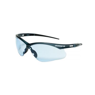 SRW50011 image(0) - Jackson Safety Jackson Safety - Safety Glasses - SG Series - Light Blue Lens - Blue Frame - Hardcoat Anti-Scratch - Indoor