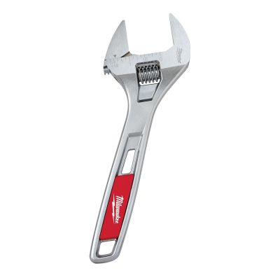 MLW48-22-7508 image(0) - Milwaukee Tool 8" WIDE JAW CHROME PLATED ADJUSTABLE WRENCH