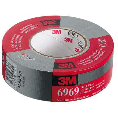 MMM6969 image(0) - 3M DUCT TAPE HIGHLAND CLOTH 2" X 60 YDS SILVER